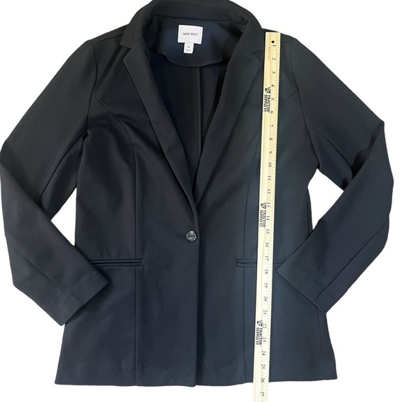Nine West Ponte Knit Single-button blazer size M - Picture 10 of 13